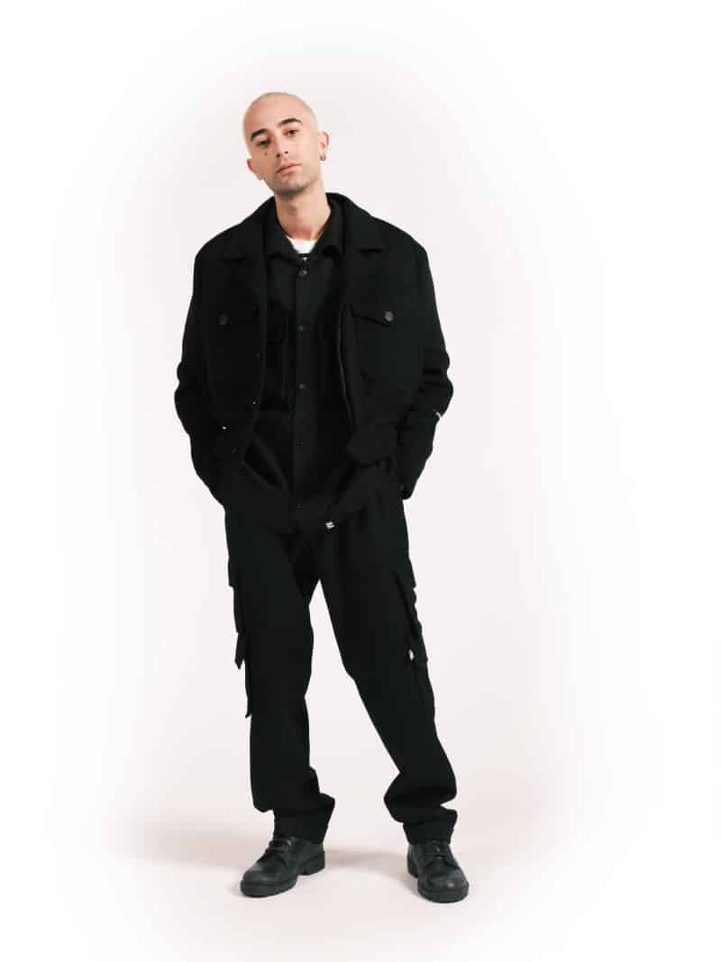 Military Cropped Jacket | - Image 5