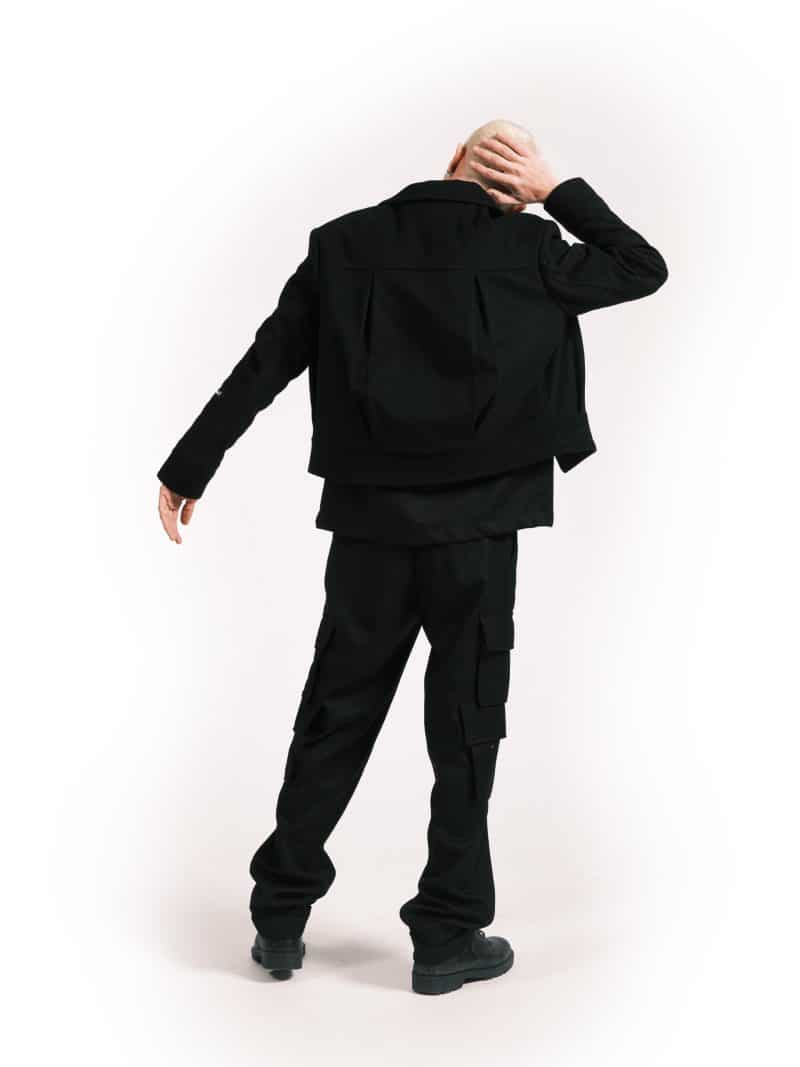 Military Cropped Jacket | - Image 6