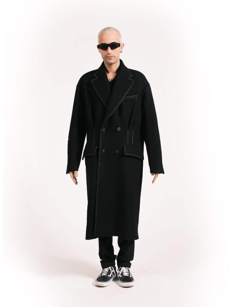 FREV | Double Breast Overcoat - Image 5